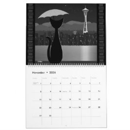 Reis Kat uit het Midden van de Eeuw Kalender