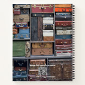 Reis  Koffer Kleurrijke Wanderlust Notitieboek (Achterkant)
