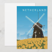 Reis Kunst Nederland Feestdagenkaart (Voorkant / Achterkant)