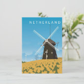 Reis Kunst Nederland Kaart (Staand voorkant)
