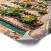 Reis Kunst Oud Frans Dorp Poster (Hoek)