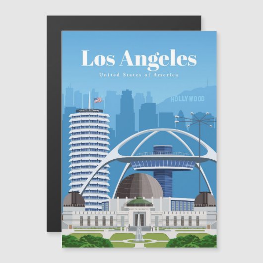 Reis Kunst Reis naar Los Angeles (Voorkant / Achterkant)