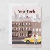 Reis Kunst Reis naar New York City Kaart (Voorkant)