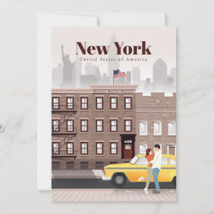 Reis Kunst Reis Naar New York City Kaart