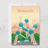 Reis Kunst Reizen naar Brussel Kaart (Voorkant)