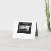 Reis Landscape Photo New Year Bucket List Kaart (Achterkant)