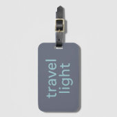 Reis Licht Bagagelabel (Voorkant (verticaal))