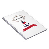 Reis lijst zeemaand zee Ankertouw Ri Notitieboek (Rechterzijde)