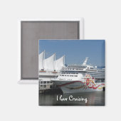 Reis magneet cruiseschip (Voorkant / Achterkant)