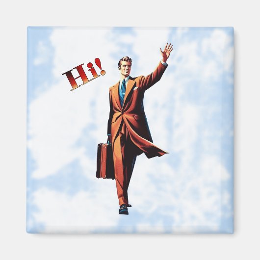 Reis Man Magneet (Voorkant)