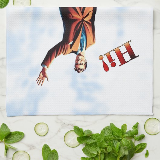 Reis Man Theedoek (Gevouwen)