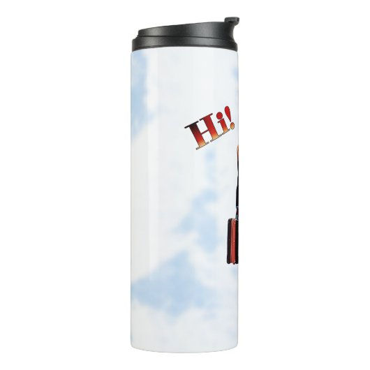 Reis Man Thermosbeker (Gedraaid links)