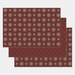 Reis Mandala - Reeks verpakkingspapier Inpakpapier Vel