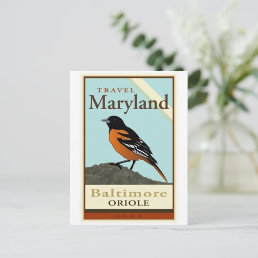 Reis Maryland Briefkaart (Staand voorkant)