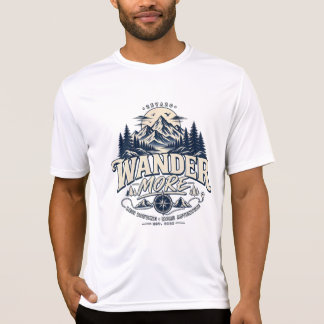 Reis Meer Minder Routine Meer Avontuur Berg T T-shirt