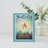  reis Merano Meran Italiaans Briefkaart (Staand voorkant)
