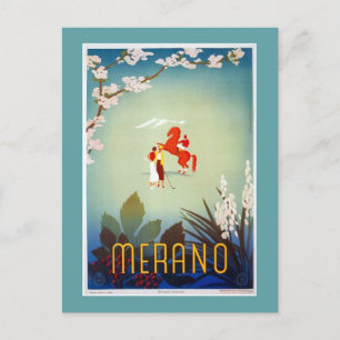  reis Merano Meran Italiaans Briefkaart