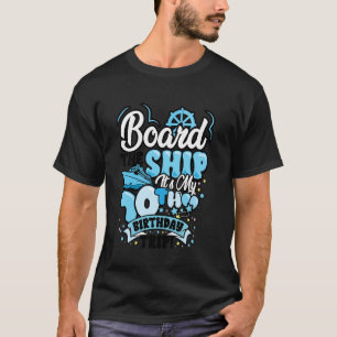 reis met cruise om aan boord van het schip te gaan t-shirt