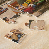 reis met de bus van Retro Florida Legpuzzel (Zijkant)