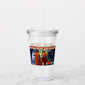 Reis met de tandwielers - Acryltumbler Acryl Drinkbeker