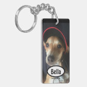 REIS MET EEN DOG - sleutelhanger (Voorkant Links)