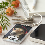 REIS MET EEN DOG - sleutelhanger (Voorkant Rechts)