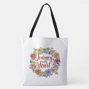 Reis met Hart – Grote Schoudertas Tote Bag