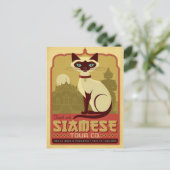 Reis met Siamese Tour Co. Briefkaart (Staand voorkant)