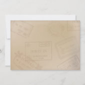 Reis met speciale uitnodigingen - Ideaal voor pens (Achterkant)