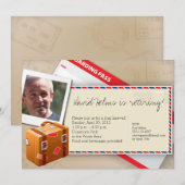 Reis met speciale uitnodigingen - Ideaal voor pens (Voorkant / Achterkant)