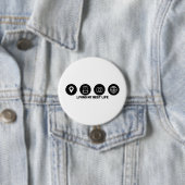 Reis mijn beste leven ronde button 7,6 cm (In situ)