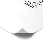 Reis Miss naar Mrs Foto Prop Booth Frame Poster (Hoek)