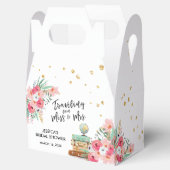 Reis Miss naar Mrs Pink Floral Vrijgezellenfeest Bedankdoosjes (Geopend)