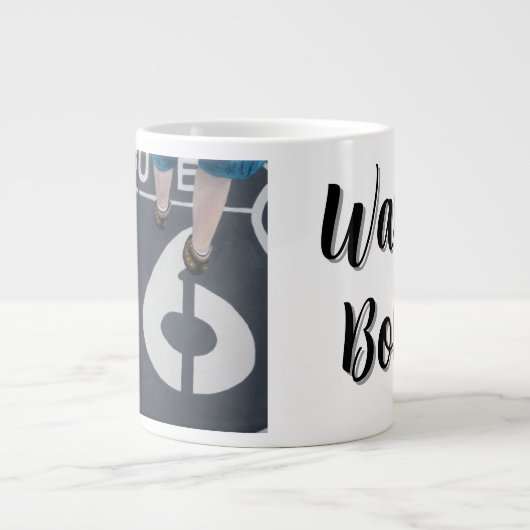 Reis Moedig Grote Koffiekop (Voorkant)