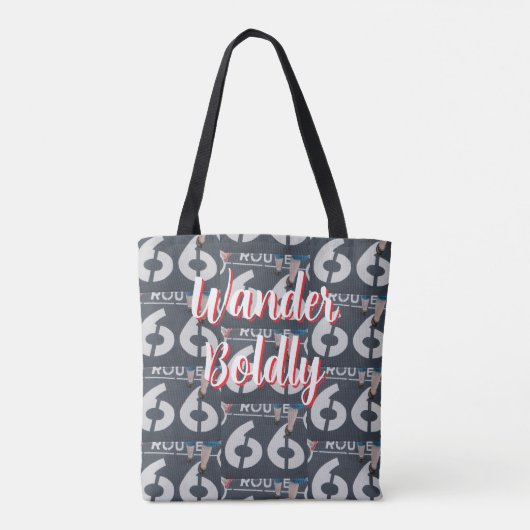 Reis Moedig Tote Bag (Achterkant)