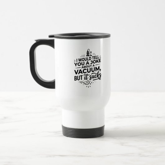 Reis mok, 15 oz - Grappige grap voor vader Reisbeker (Links)