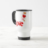 Reis mok 'Love & Hearts' (Voorkant links)