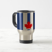 Reis mok met vlag van Toronto, Canada (Voorkant links)