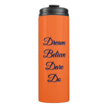 Reis mok oranje thermische tumbler