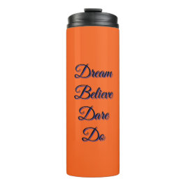 Reis mok oranje thermische tumbler