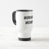 Reis mok 'Running on Caffeïne & Chaos' (Voorkant links)