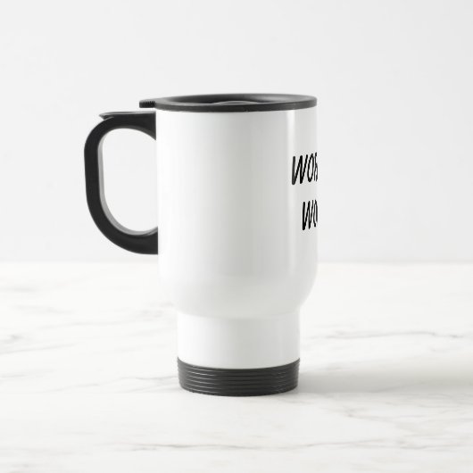 Reis mok 'Running on Caffeïne & Chaos' (Links)
