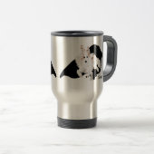 Reis/Mok voor reizigers: dorst Reisbeker (Voorkant rechts)