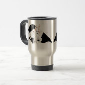 Reis/Mok voor reizigers: dorst Reisbeker (Voorkant links)