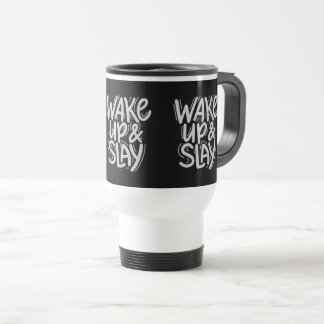 Reis mok – WAKE UP & SLAY Krachtig Motiverend