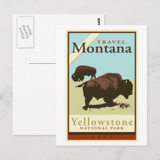 Reis Montana Briefkaart (Voorkant / Achterkant)