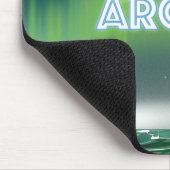 Reis naar Arctic Travel Poster Art Muismat (Hoek)