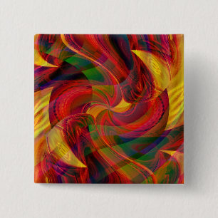 Reis naar Bedlam Vierkante Button 5,1 Cm