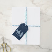 Reis naar Bethlehem cadeautag Cadeaulabel (Met Touw)