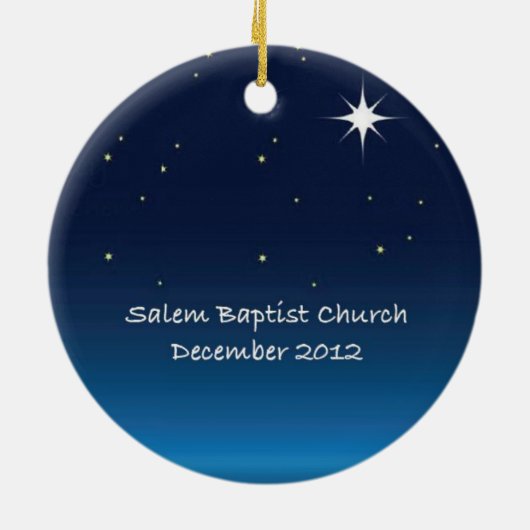 Reis naar Bethlehem Ornament (Achterkant)